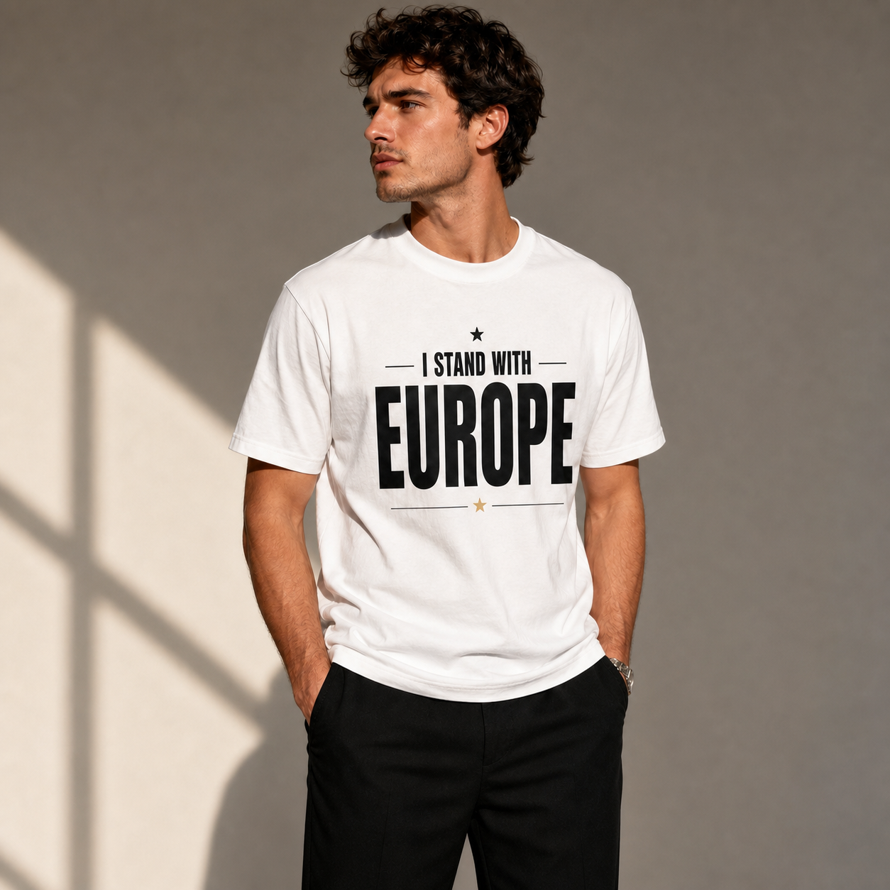 I Stand With Europe T-Shirt | Premium Unisex Support Shirt